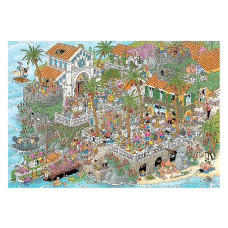 Jan van haasteren legpuzzel leve de middellandse zee! - 2000st.