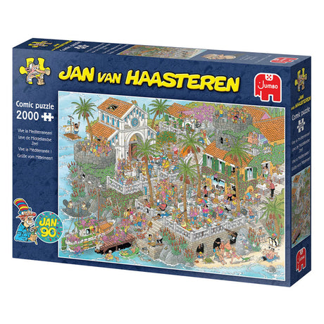Jan van haasteren legpuzzel leve de middellandse zee! - 2000st.