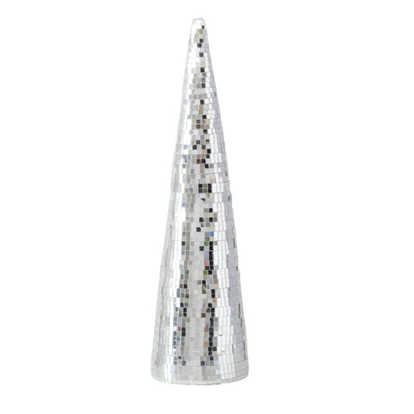 Boltze Home Weihnachtsbaum Disco Spiegelglas H39cm