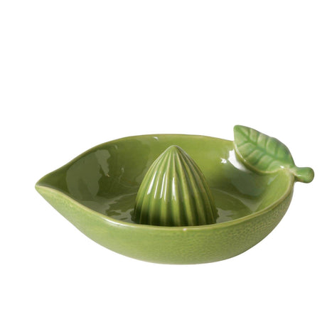 Boltze Home Zitruspresse Limettenporzellan 200ml 15x11,4x5cm Zitrusfrüchte