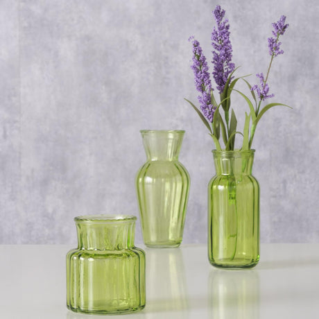 Boltze Home Vase Tilla 3-teilig grün
