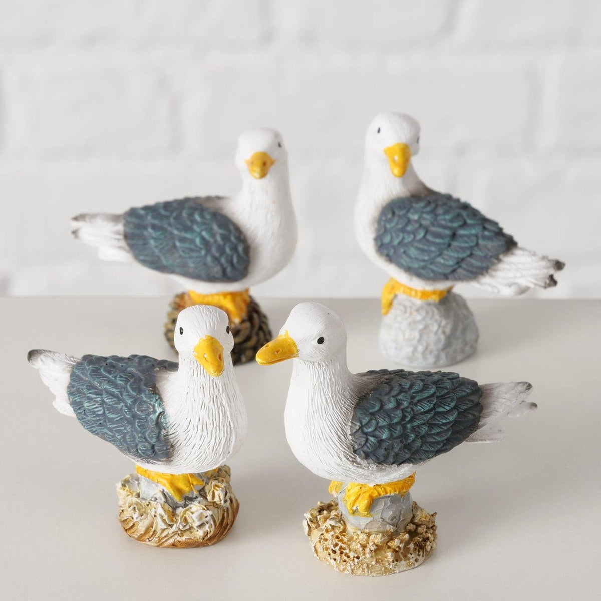 Boltze Home Figur Möwe Polyresin 5,5x2,5x5,5cm