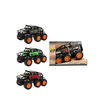 Toi-toys Toi Spielzeug Autos LKW Monstertruck 6 Räder Reibung 25cm