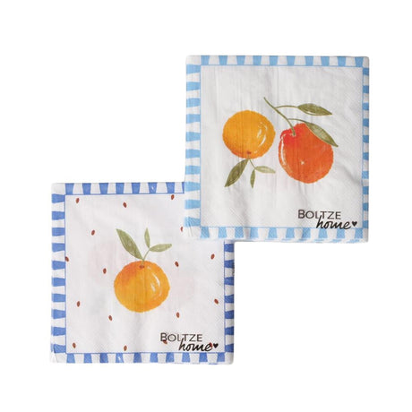Boltze Home Servietten Orange 20 Stk