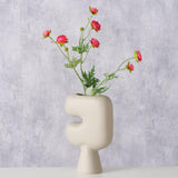 Boltze Home Vase Pasu 16x6x22,8cm Keramik beige