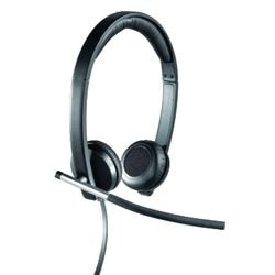 Headset logitech h650e kabelgebunden schwarz