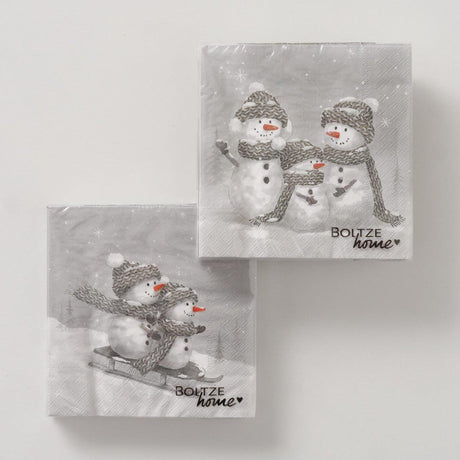 Boltze Home Servietten Frosty 20er Pack