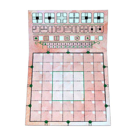 White Goblin Games Railroad Ink – Würfelspiel in feuerroter Version
