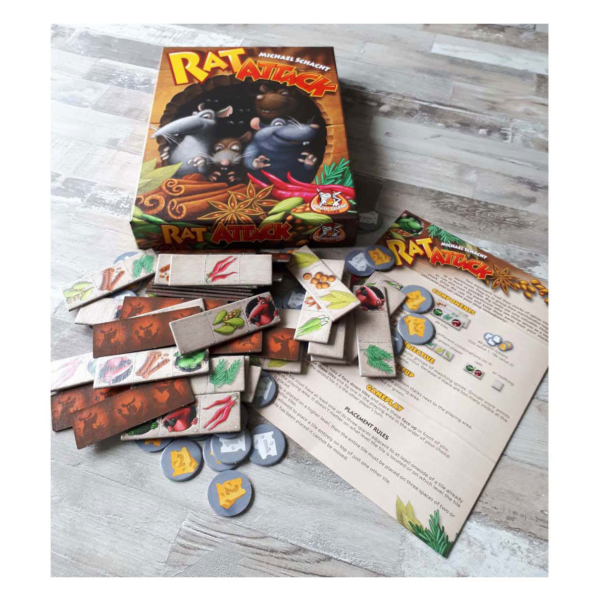 White Goblin Games Rattenangriff – Brettspiel