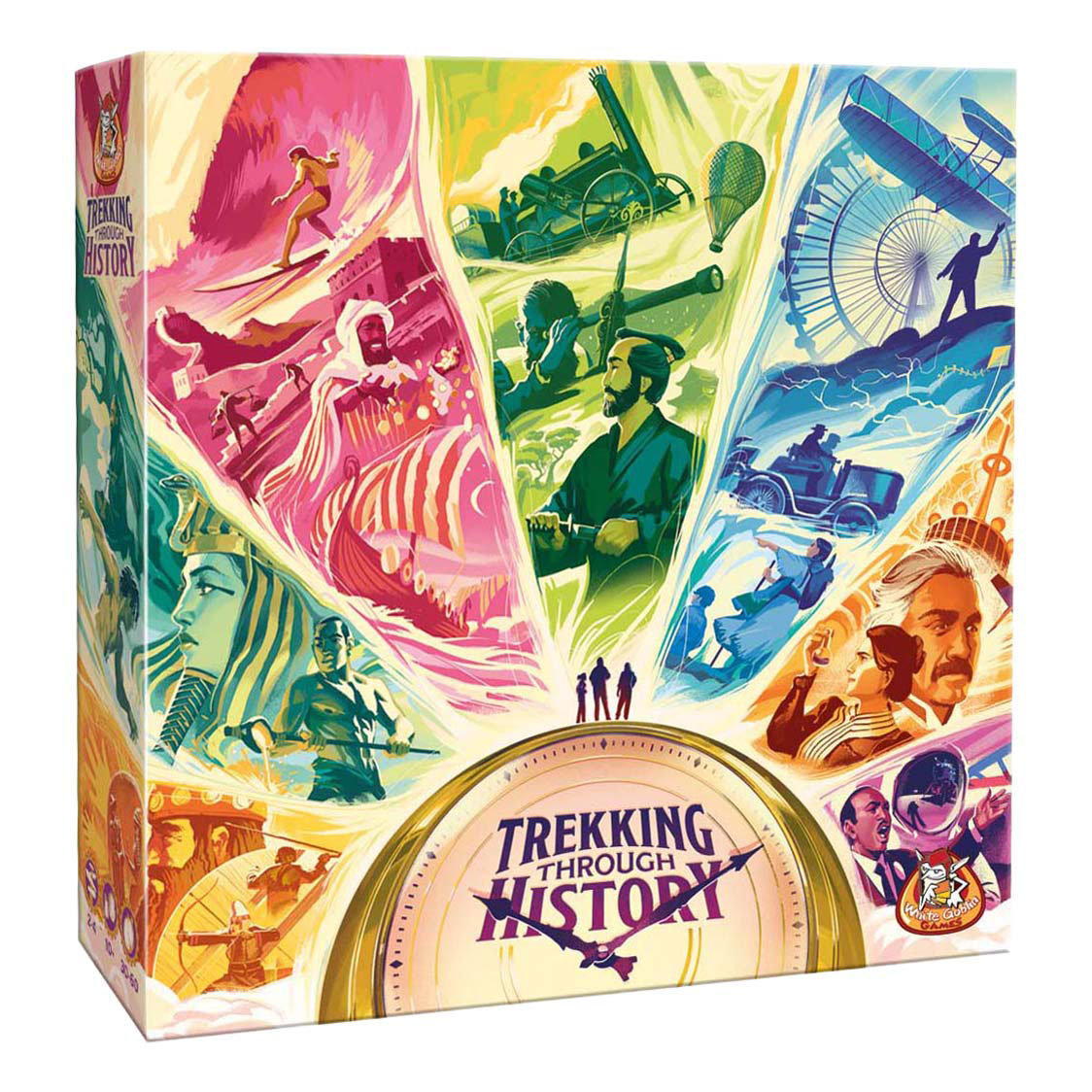 Weiße Koboldspiele auf einer Wanderung durch die Geschichte – Brettspiel
