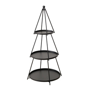 Boltze home etagã©re frederik dia60cm h120cm zwart ijzer