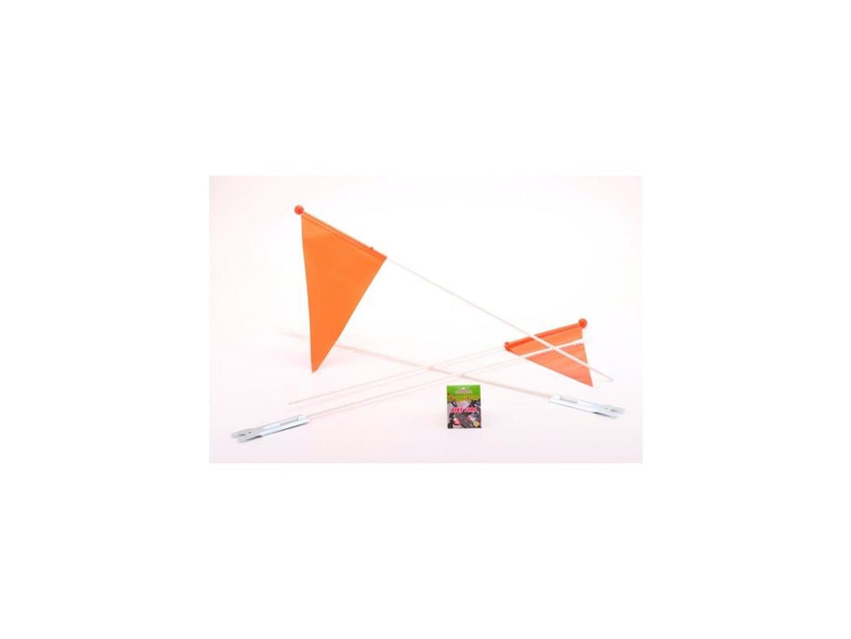 Johntoy John Spielzeugfahrrad, lustige Fahrradflagge, orange