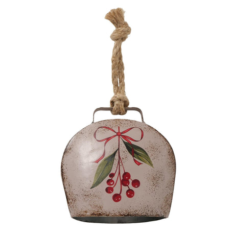 Boltze Home Deco Pendeluhr Noelle beige 11,5x5x12cm