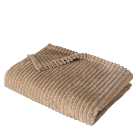 Boltze Home Living Decke Hygge Beige 180x130cm