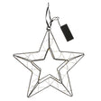 Boltze Wohndeko-Anhänger LED-Stern Elvira schwarz 29,5x30x6cm