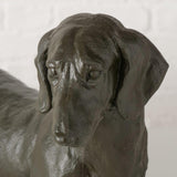 Boltze Startseite Figur Dackel schwarz 38x24cm