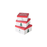 Boltze Home Geschenkbox-Set Chrissy 3-teilig quadratisch