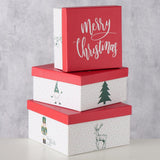 Boltze Home Geschenkbox-Set Chrissy 3-teilig quadratisch