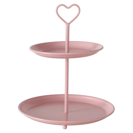 Boltze Home Etagere Posita rosa ø21xh25cm