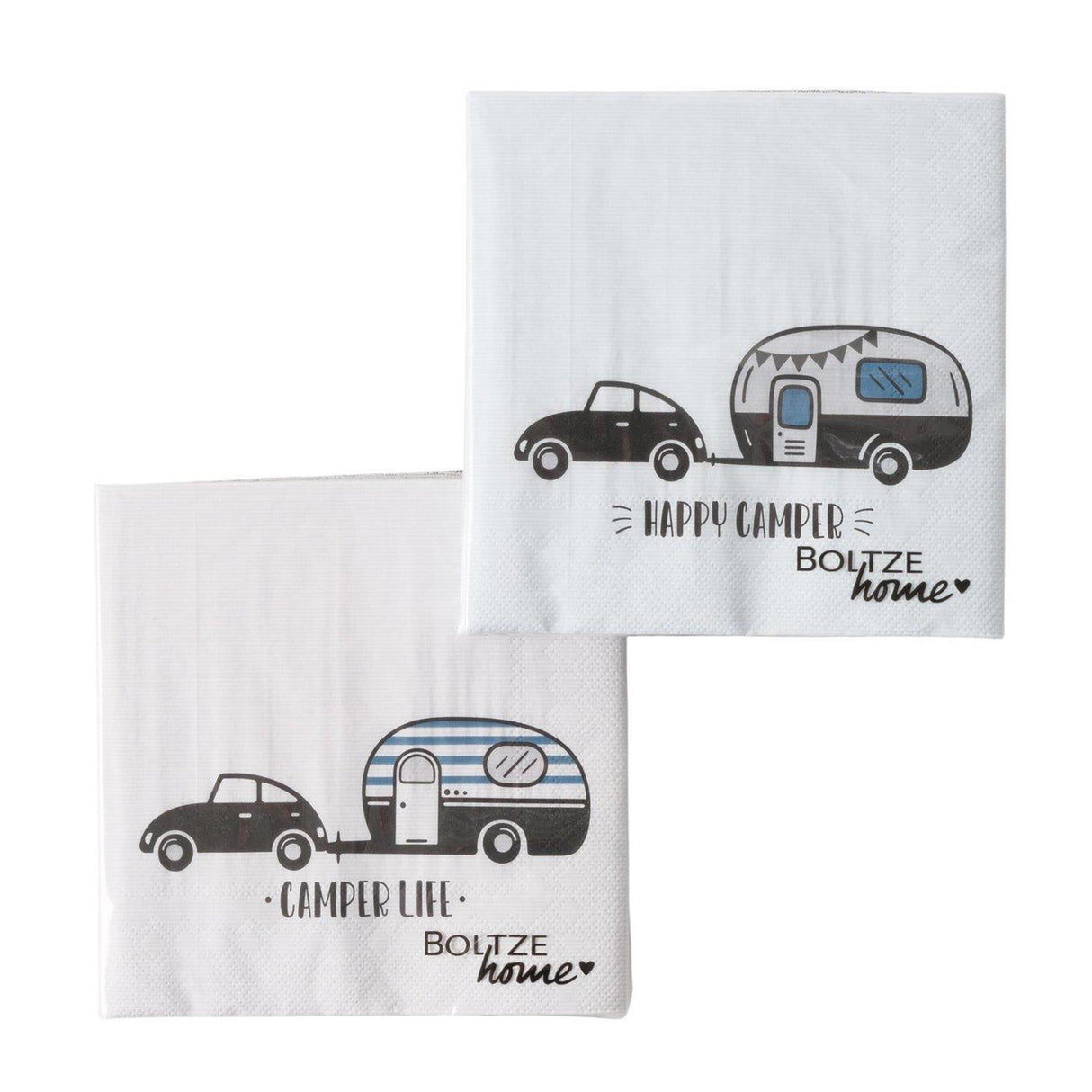 Boltze Home Servietten Camper 16,5x3cm