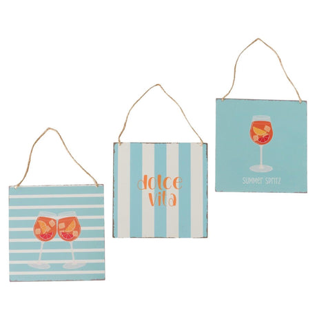 Boltze Home Wandteller Summer Spritz 20cm