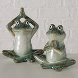 Boltze Home Figur Steffo Frosch H14cm