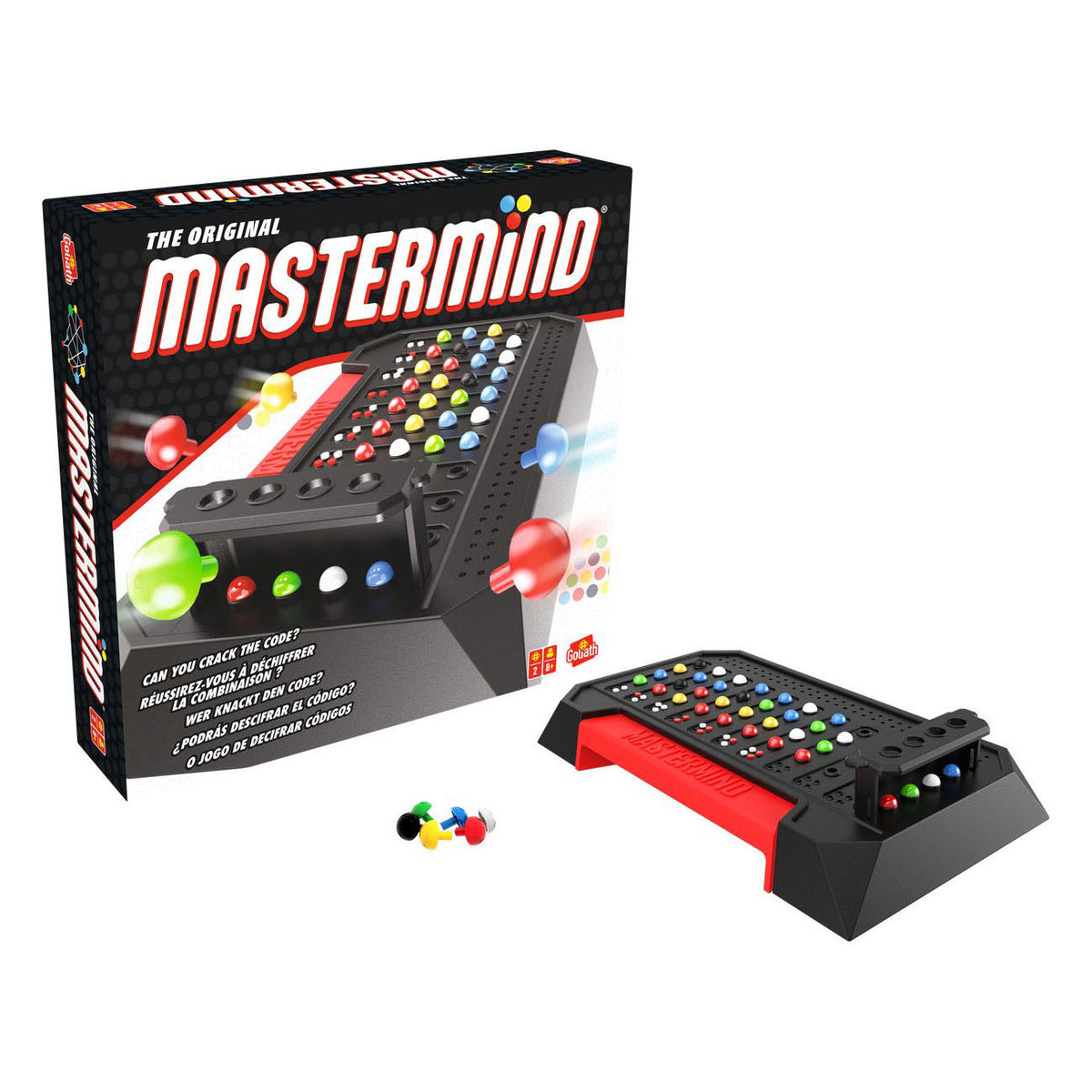 Goliath Mastermind Classic – Denkspiel – 2 Spieler – Code knacken
