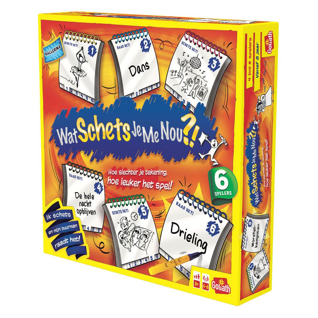 Goliath games goliath wat schets je me nou?! gezelschapsspel - 6 spelers