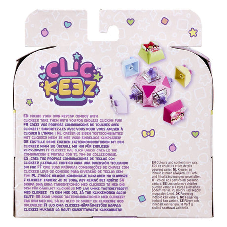 Clickeez-Serie 1 – Würfel-Schlüsselanhänger – Fidget-Spielzeug – alle sammeln – Anti-Stress – Spielzeug – Entspannung – Tastatur-Fidget