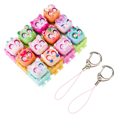Goliath clickeez series 3 - 12 pack - fidget toys - verzamel ze allemaal - speelgoed - toetsenbord fidget