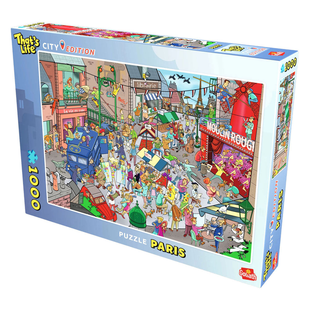 Goliath golitath that's life city edition: parijs legpuzzel - 1000st.