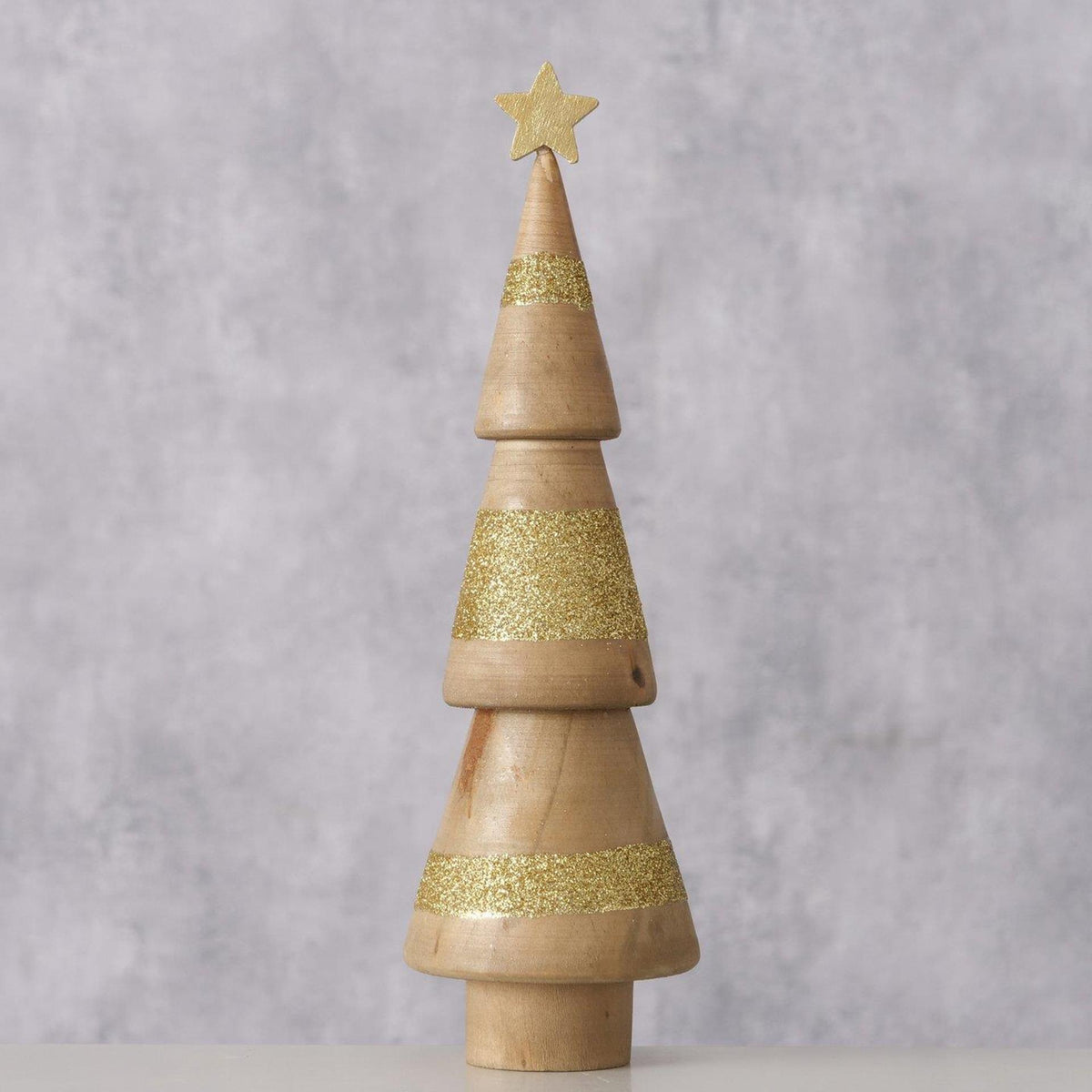 Boltze home decoratieve kerstboom luminara h20cm moeraspijnboom (pinus elliottii)