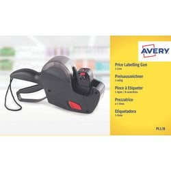 Avery Preiszange 1-zeilig schwarz