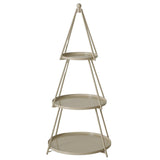 Boltze home etagã©re frederik h122cm b 60cm ijzer poedergecoat beige