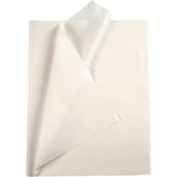 Creativ Company Seidenpapier, Blatt 50x70 cm, 17 g, weiß, 25 Blatt 1 Karton