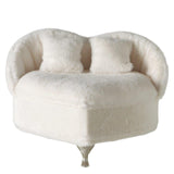Boltze home juwelenkistje couchy 15x13cm polyester crã¨mewit