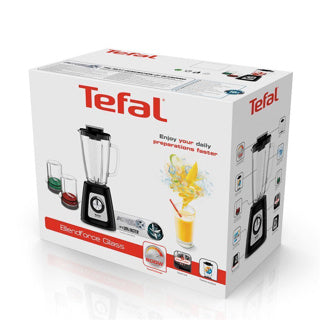 Tefal Mixer Blendforce II Glas schwarz Zubehör