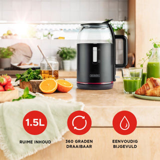 Bourgini Wasserkocher 1,5l