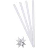 Creativ Company Flechtstreifen, L: 45 cm, B: 10 mm, T 4,5 cm, weiß, 100 Streifen 1 Box