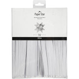 Creativ Company Flechtstreifen, L: 45 cm, B: 10 mm, T 4,5 cm, weiß, 500 Streifen 1 Box