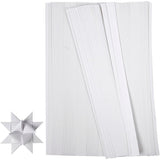 Creativ Company Flechtstreifen, L: 45 cm, B: 10 mm, T 4,5 cm, weiß, 500 Streifen 1 Box