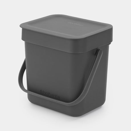 Brabantia Sort Go Abfallbehälter 3l grau