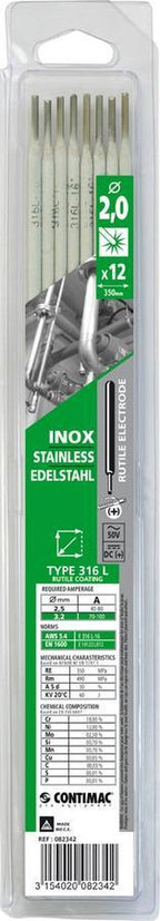Gys Spezialelektroden Edelstahl o2,0mm (x12) - 5193082359 5193082359