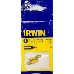 Irwin tip pz2 x 25mm tin 2szt in