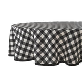 Wicotex Tischdecke rund diamantschwarz - 160cm
