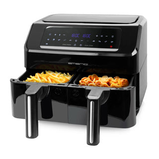 Emerio Heißluftfritteuse Doppel 2x3,6l AF-130376.1