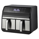Inventum Heißluftfritteuse gf800hld doppelt 2x 4l schwarz 1700w