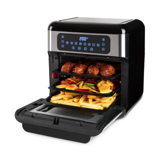 Inventum gf1200hld Minibackofen 12l 1500w schwarzer Edelstahl