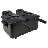 Inventum Doppelfritteuse 2x2,5 Liter schwarz 1800 Watt