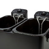 Inventum Doppelfritteuse 2x2,5 Liter schwarz 1800 Watt